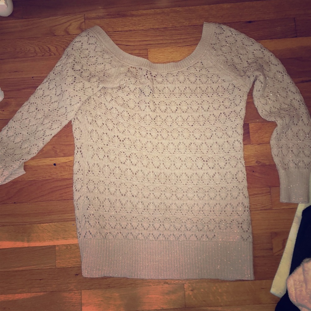 Off the shoulder sweater
